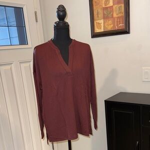 Lou & Grey Bohemian Rouge Long Sleeve Top